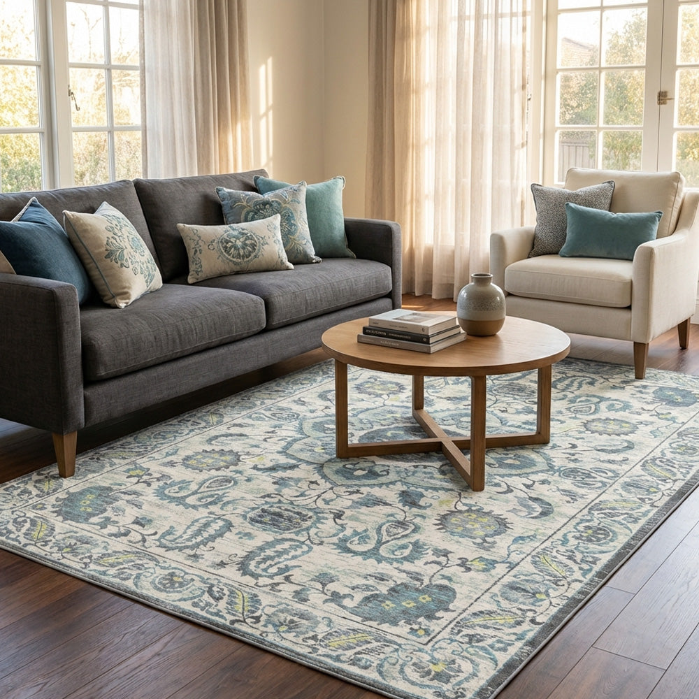 Extra Large Washable Floor Rug in NZ Living Room