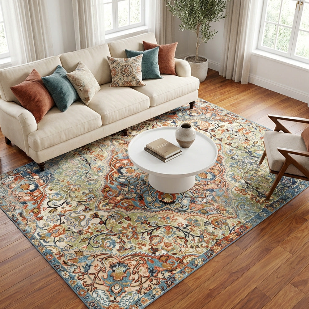 Extra Large Washable Floor Rug in NZ Living Room
