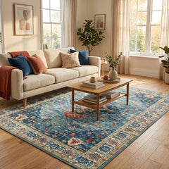 Extra Large Washable Floor Rug in NZ Living Room