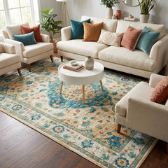 Extra Large Washable Floor Rug in NZ Living Room