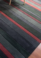 Stripe Series 4 Modern Wool Rug
