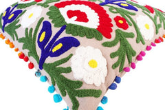 Hand Embroidered Cushion