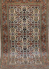 Oriental Agra Hand-Knotted Wool Small Hallway Runner Rug
