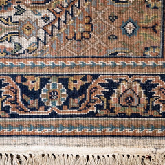 Oriental Agra Hand-Knotted Wool Small Hallway Runner Rug