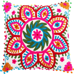 Hand Embroidered Cushion