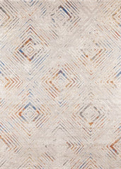 Multi-Colour Geometrical Style Area Rug