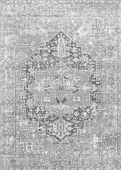 Grey Vintage Area Rug