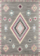 Multi-Colour Geometrical Area Rug