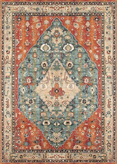 Multi-Colour Vintage Area Rug