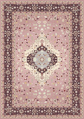 Pink Vintage Area Rug