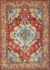 Multi-Colour Vintage Area Rug
