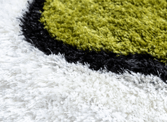 Multi-Colour Modern Shaggy Rug