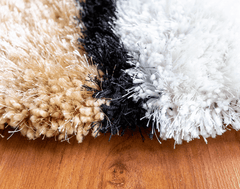 Multi-Colour Modern Shaggy Rug
