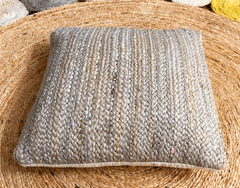 Trout Grey Jute Cushion