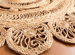 Natural Handmade Jute Round Rug