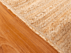 Natural Plain Jute Runner Rug