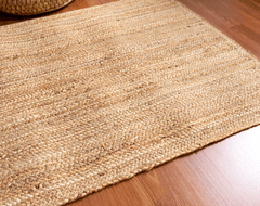 Natural Plain Jute Runner Rug