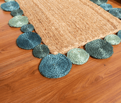 Multicolor Jute Runner Rug