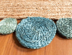 Multicolor Jute Runner Rug