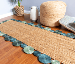 Multicolor Jute Runner Rug