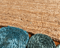 Multicolor Jute Runner Rug