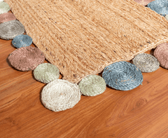 Multicolor Jute Runner Rug