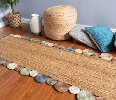 Multicolor Jute Runner Rug