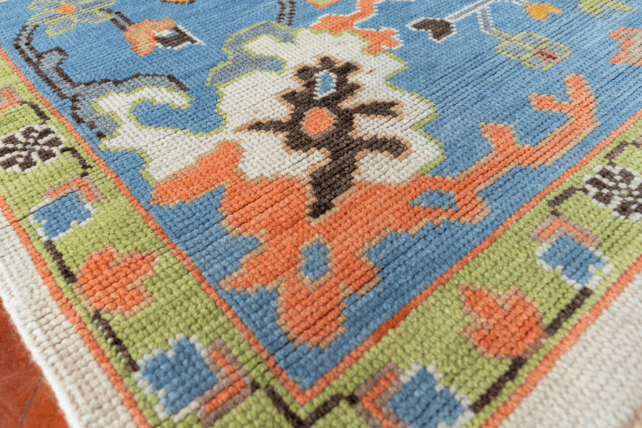 Oriental Heritage Bhadohi Hand-Knotted Wool Indian Rug