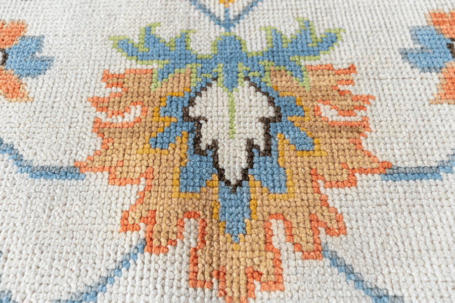 Oriental Heritage Bhadohi Hand-Knotted Wool Indian Rug