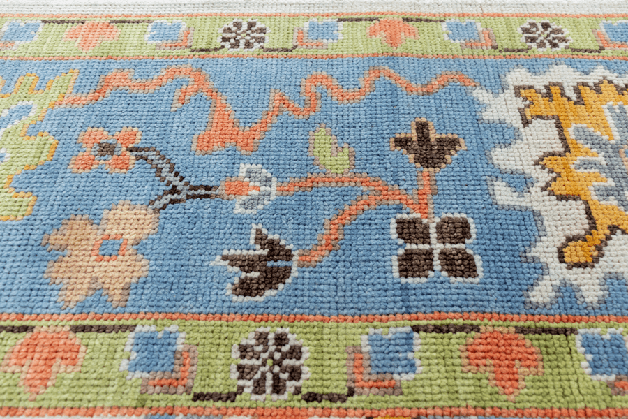 Oriental Heritage Bhadohi Hand-Knotted Wool Indian Rug