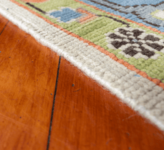 Oriental Heritage Bhadohi Hand-Knotted Wool Indian Rug