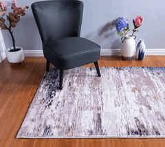Multi-Colour Modern Style Area Rug