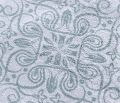 Blue And Grey Oriental Design Runner Rug