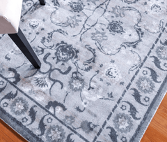 Oriental Style Grey Area Rug