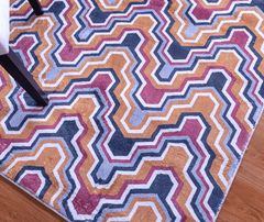 Chevron Multi-Colour Style Area Rug