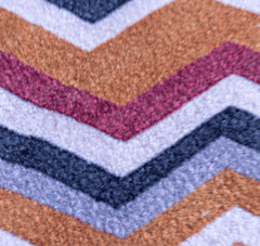 Chevron Multi-Colour Style Area Rug
