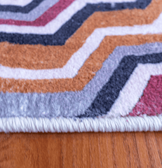 Chevron Multi-Colour Style Area Rug