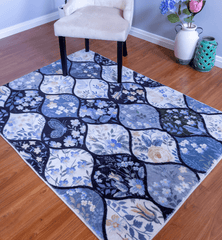 Multi-Colour Modern Style Area Rug