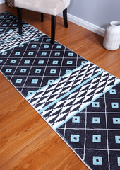 Multi-Colour Tribal Runner Rug