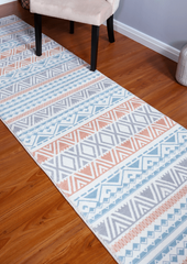 Multi-Colour Tribal Runner Rug