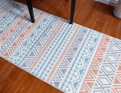 Multi-Colour Tribal Runner Rug