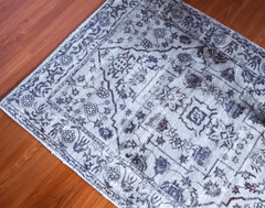 Oriental Design Grey Runner Rug