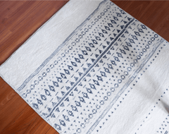 Black And White Tribal Runner Rug