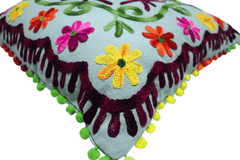 Hand Embroidered Cushion
