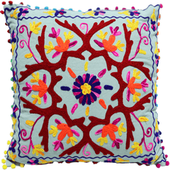 Hand Embroidered Cushion