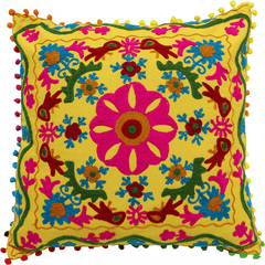 Hand Embroidered Cushion