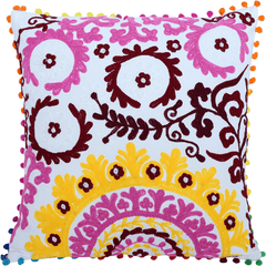 Hand Embroidered Cushion