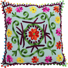 Hand Embroidered Cushion