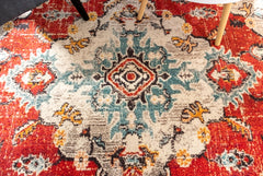 Multi-Colour Vintage Area Rug