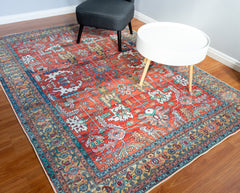 Multi-Colour Vintage Area Rug
